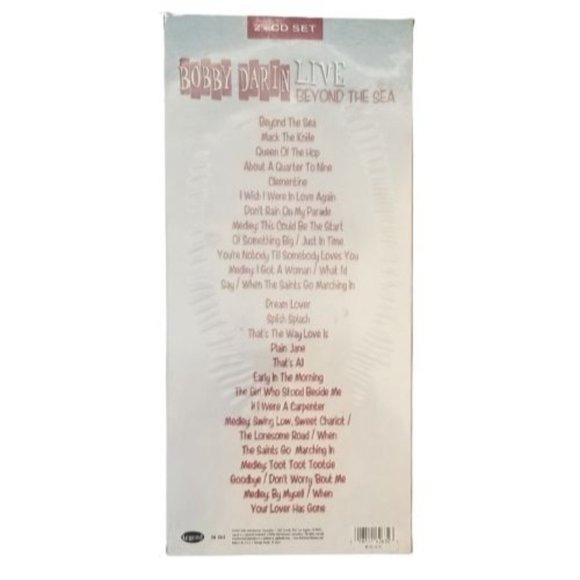 Bobby Darin Live Beyond The Sea 2-CD Set Sealed Box - Picture 3 of 3